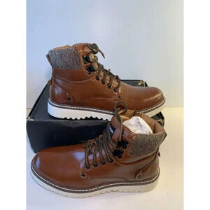 .557 Frye Brown Boots, Beacon Lace Up, 9 Mens